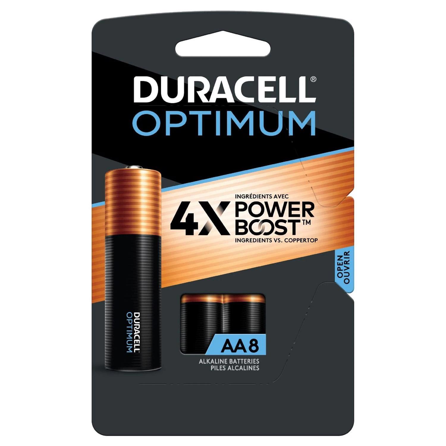 Duracell Optimum Aaa Alkaline Batteries 8 Pk, 1.5v, Carded, Model 32983