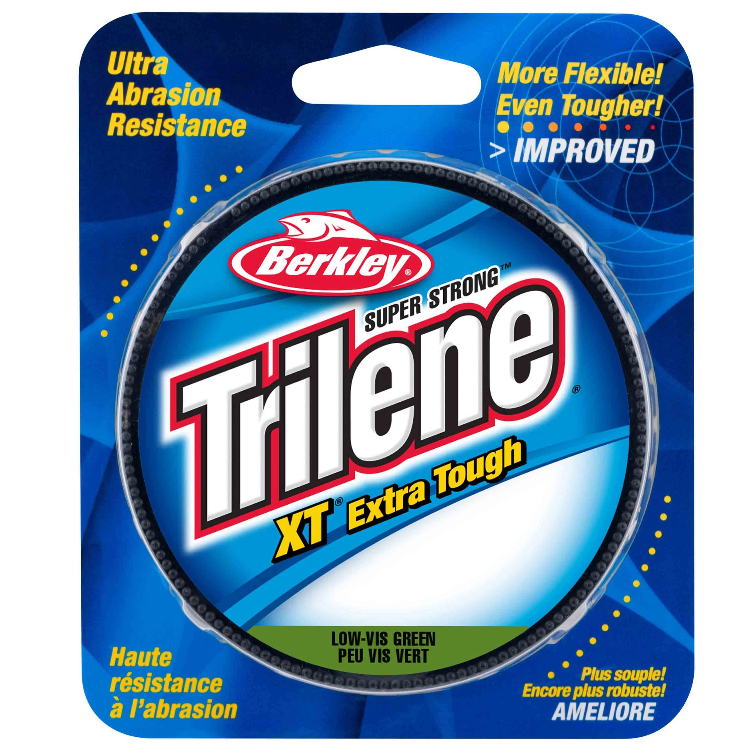 Berkley Trilene Xt Extra Tough Monofilament Fishing Line 12lb 300 Yard Low-vis Green