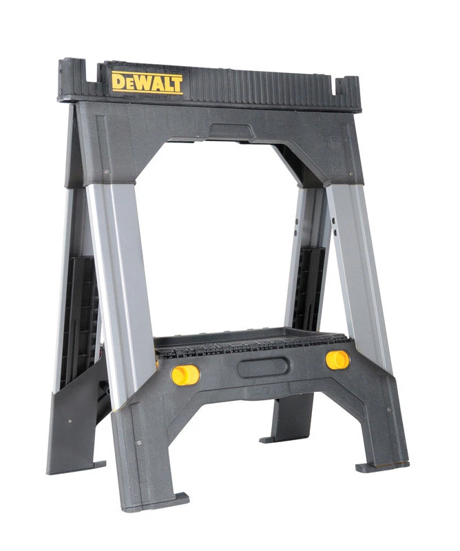 32-11/16 In. H X 27-3/16 In. W Adjustable Folding Sawhorse 2500 Lb Capacity