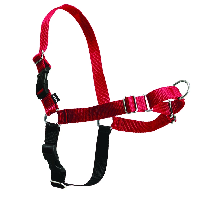 Easy Walk Red Nylon Dog Harness, Large Size, Model Ewh-hc-l-red