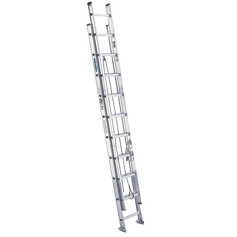 D1520-2 20 Ft Aluminum Extension Ladder, Type Ia, 300 Lb Capacity