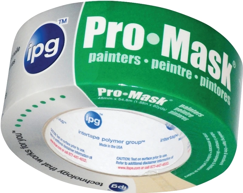 IPG Pro-Mask Painters 0.70 in. W X 60 yd L Natural Medium Strength Masking Tape 1 pk