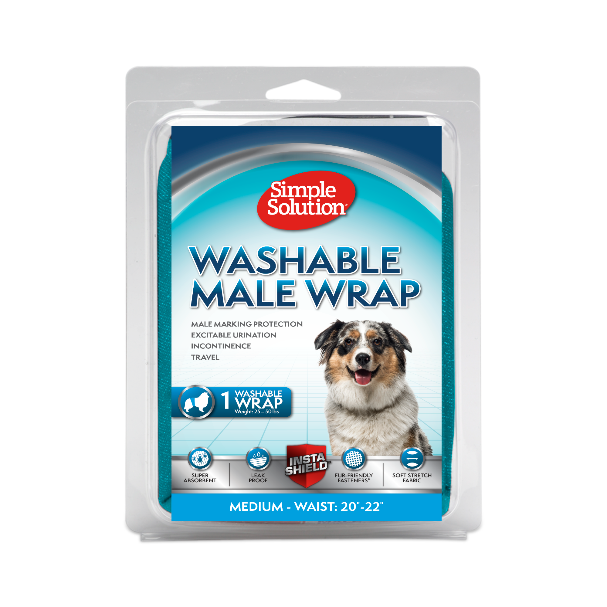 Bramton Company-Pupsters Washable Male Wrap Medium