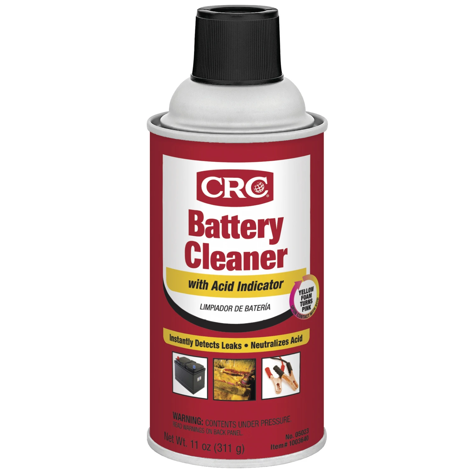 Battery Cleaner 11 Ounce With Acid Indicator For Terminals And Connectors