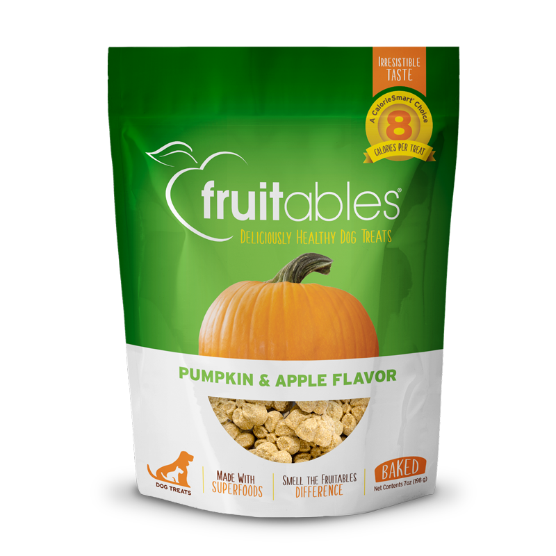 Fruitables Pumpkin & Apple Natural Dog Biscuits, 7 OZ