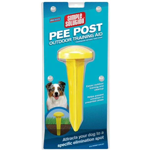 Pheromone Infused Pee Post Outdoor Dog Training Aid - 13 Inch