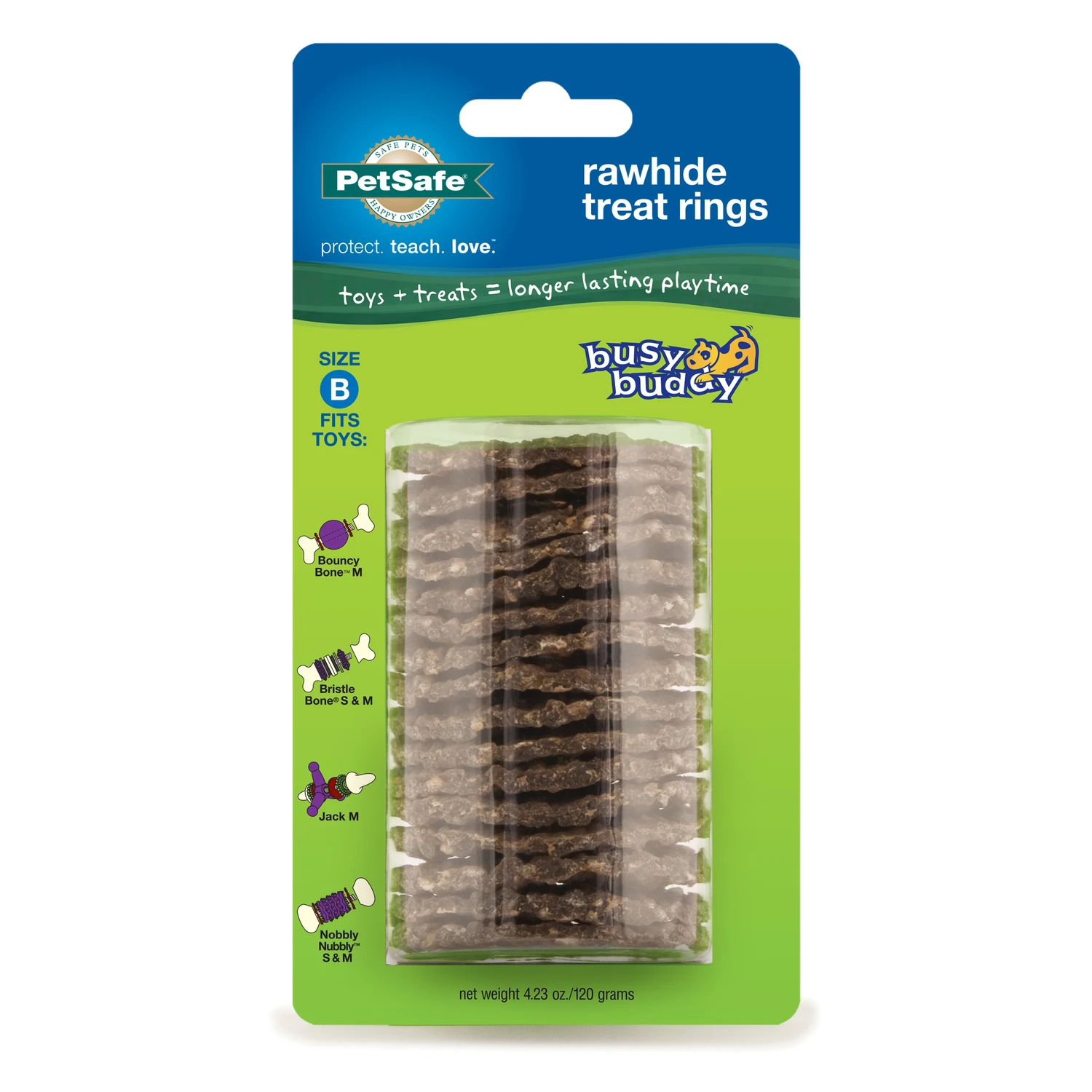 PetSafe Busy Buddy Peanut Butter Grain Free Treats For Dog 16 pk