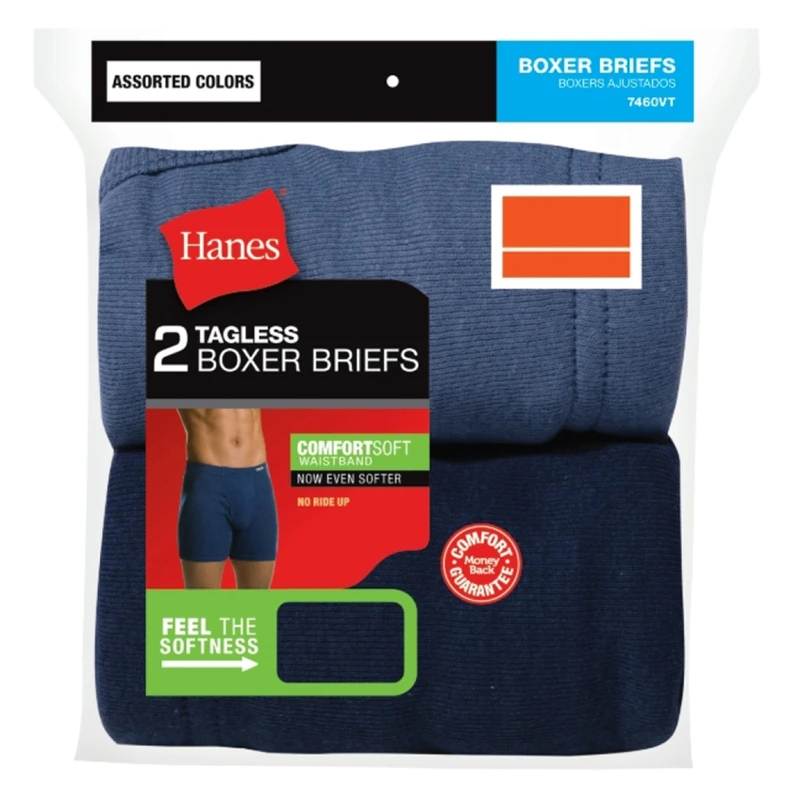 Hanes ComfortSoft Medium Men's Assorted Boxer Briefs