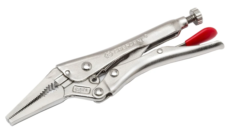 6 In. Alloy Steel Curved Pliers With Wire Cutter, Model C6nvn-08, 1 Pk, Red