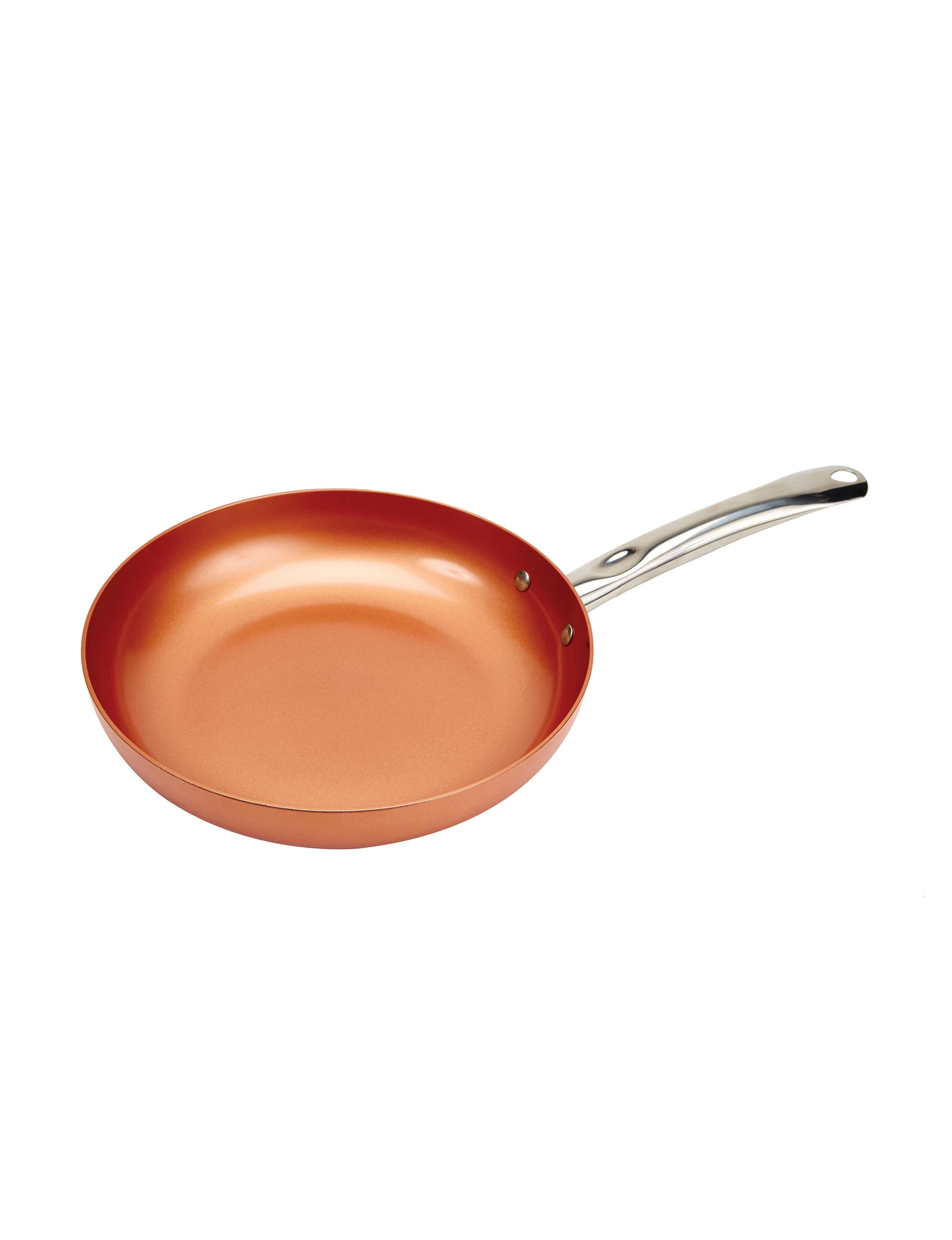 10 Inch Non-stick Round Fry Pan With Silver Handle