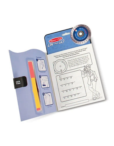 Secret Decoder Activity Book With Decoder Wheel And Magic-reveal Pen