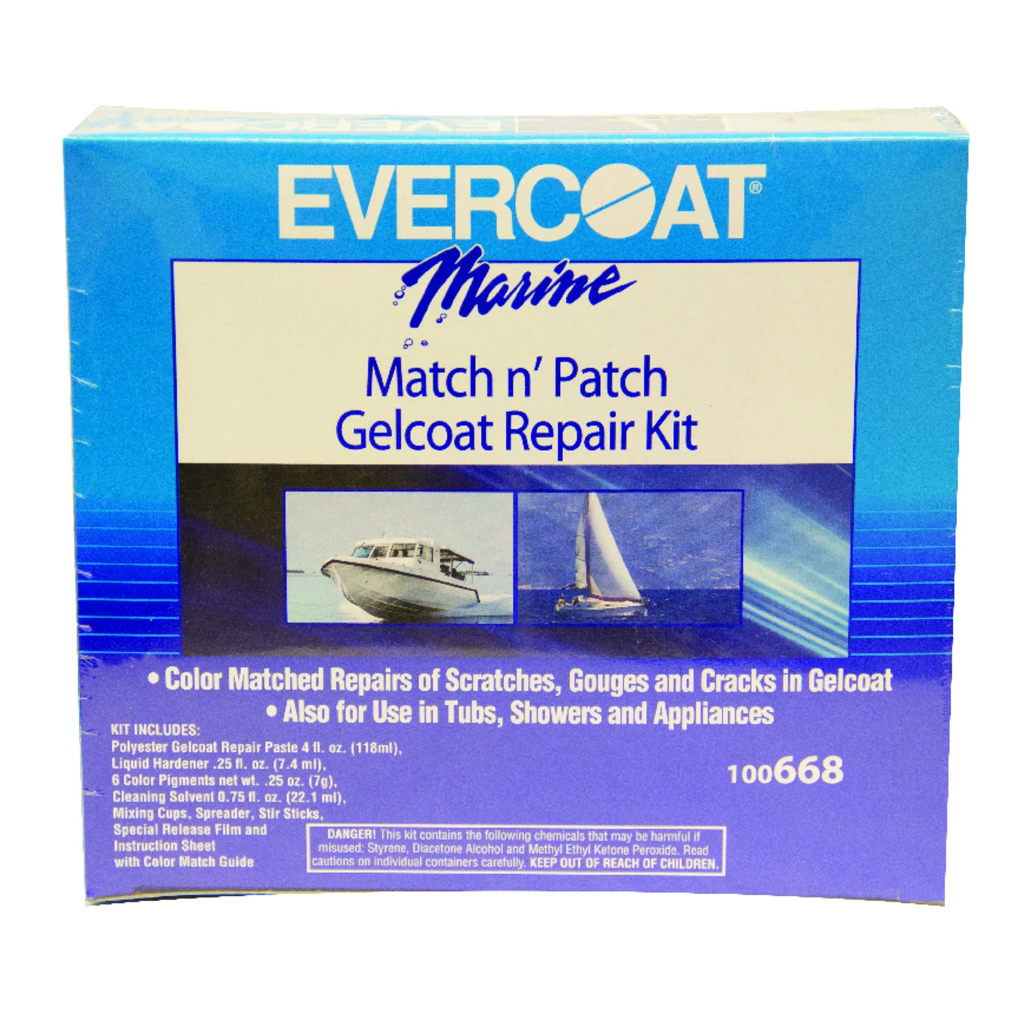 Match N Patch Gel Coat Repair Kit - 4 Oz. - Model 100668