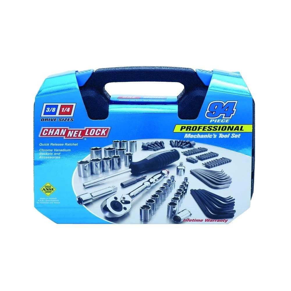 39070 Professional Mechanic's Tool Set, 94 Pieces, Size: 1x