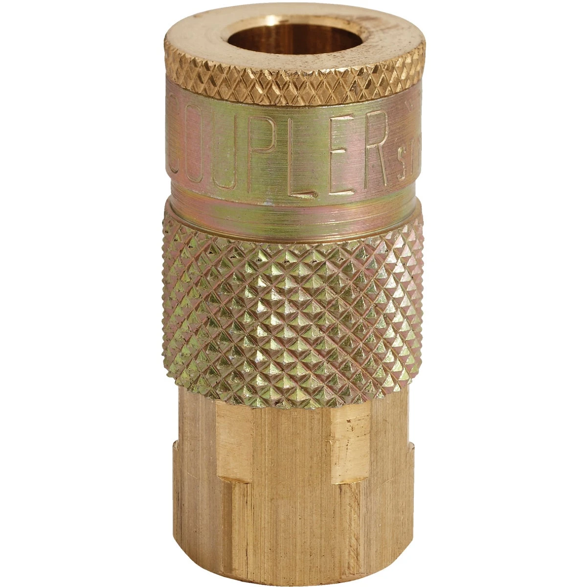 Compression Coupler, T-Style, Female, 1/4 In. NPT