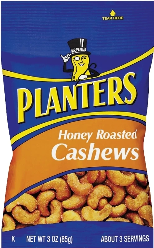 Honey Roasted Cashews, 3 oz.