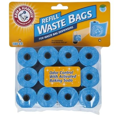 Pet Waste Refill Bags, For Dispenser, 180-Ct.