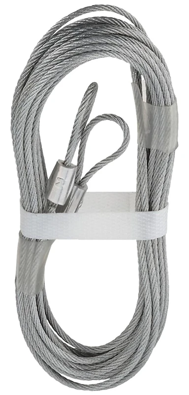 Garage Door Extension Spring Lift Cable, Galvanized, 12-Ft., 2-Pk.
