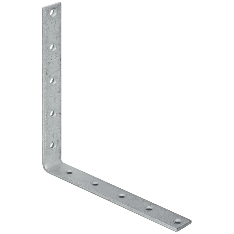 10 Inch by 1 and 1 Quarter Inch Galvanized Steel Corner Brace