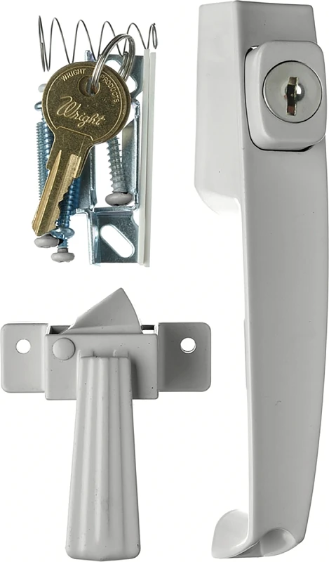 Vk333x3 Keyed Pushbutton Latch For 3/4 To 1-1/4 In Thick Doors