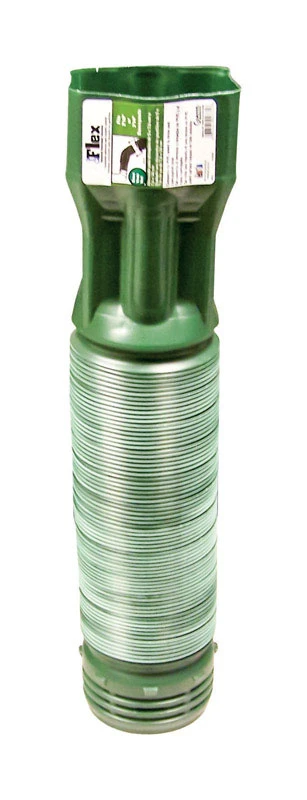 Genova Geno-flex Green Vinyl Downspout Extension, 19 - 55 Inches, Model Ag575