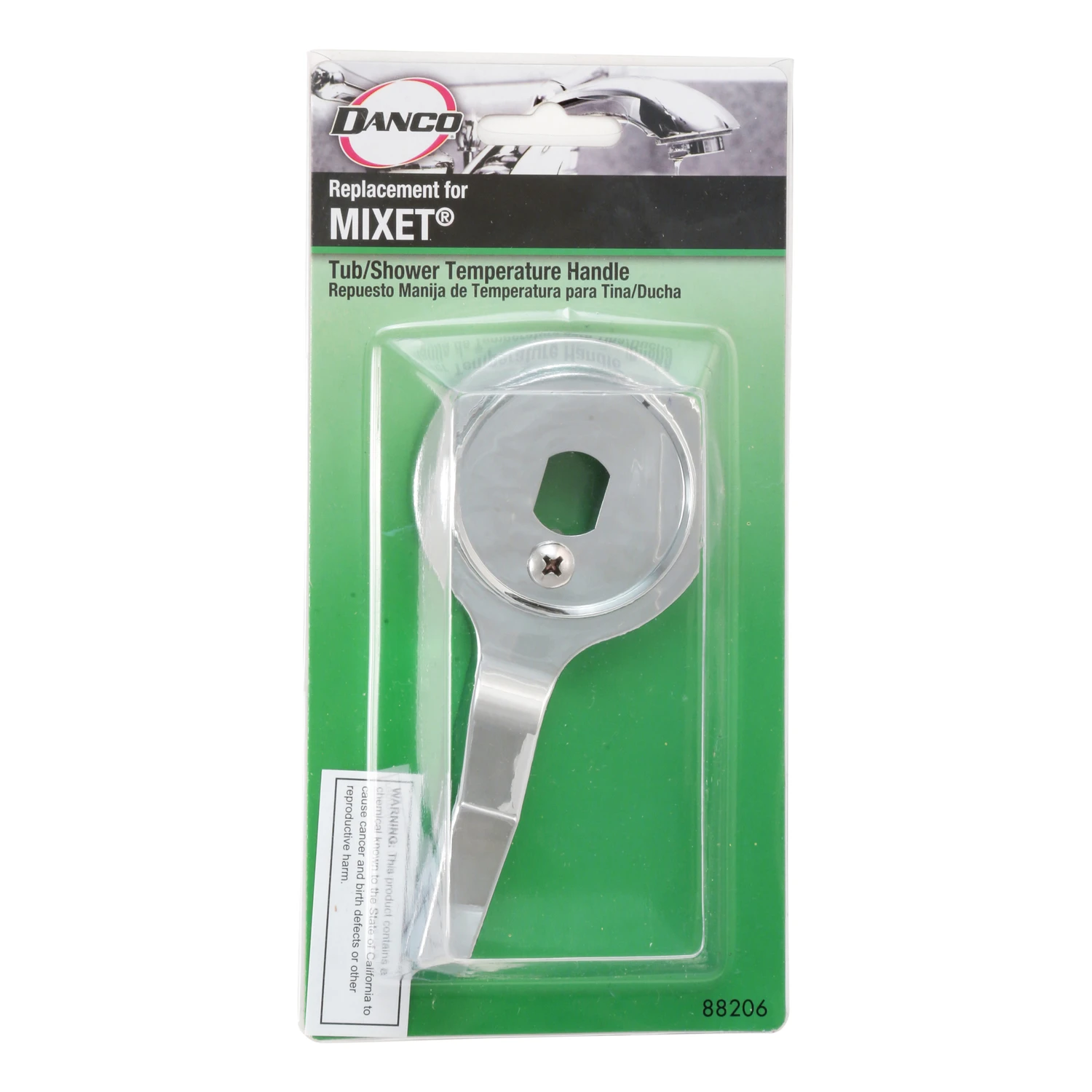 88206 Chrome-plated Single Lever Tub & Shower Handle Kit For Mixet Faucets