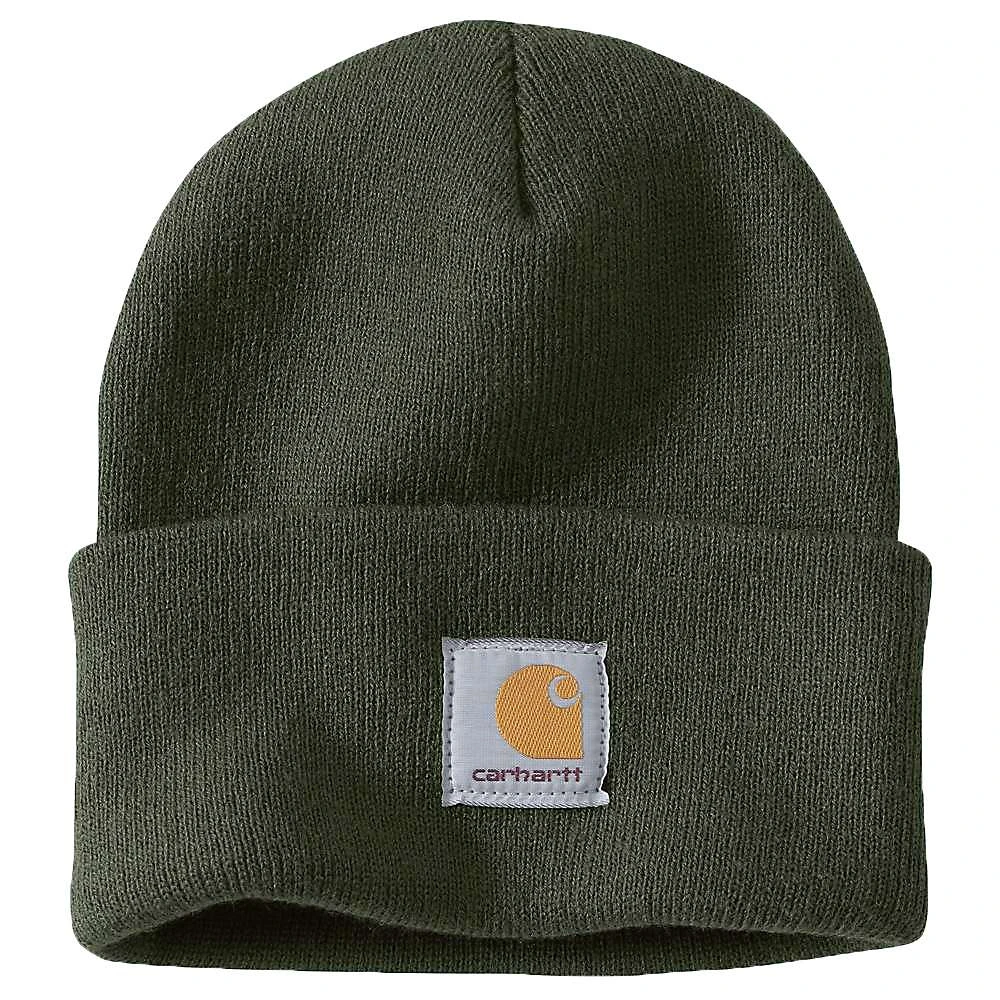 Dark Green Acrylic Watch Hat Beanie Cap