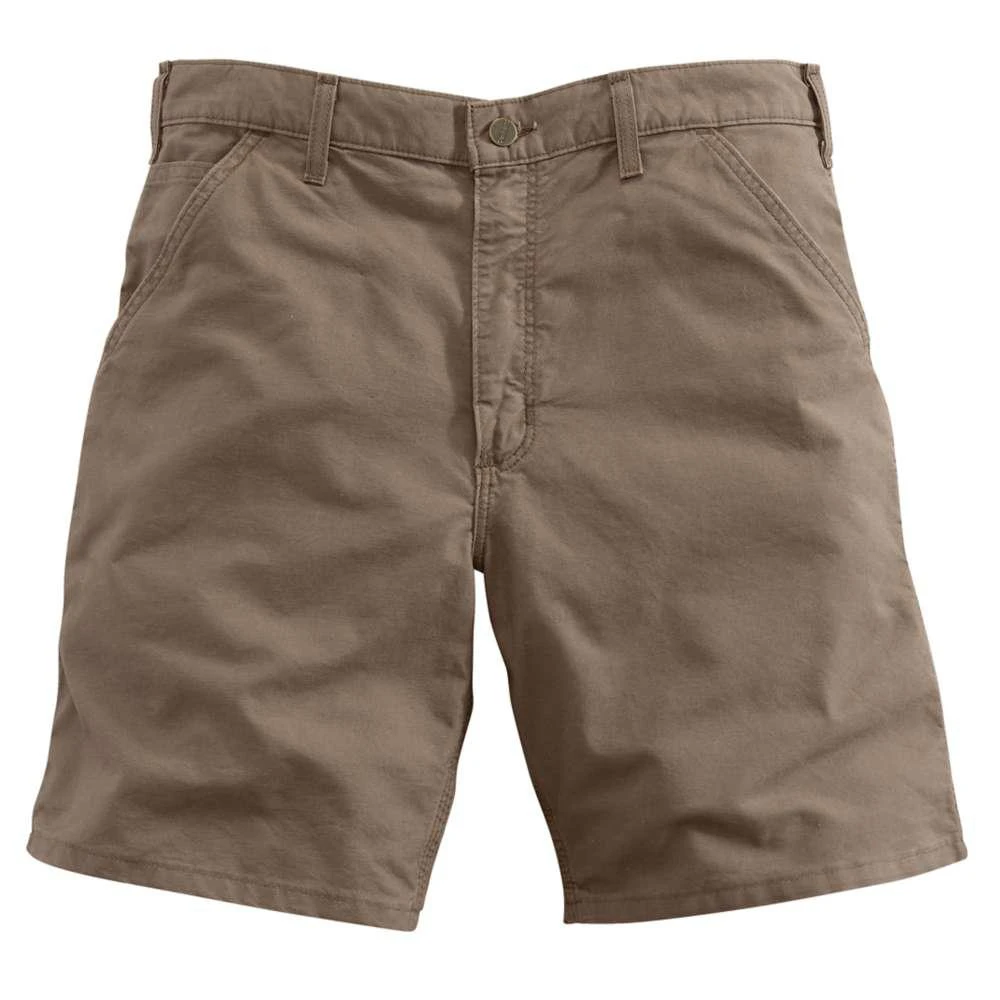 Canvas Work Shorts Loose Original Fit Light Brown Size 38 Waist