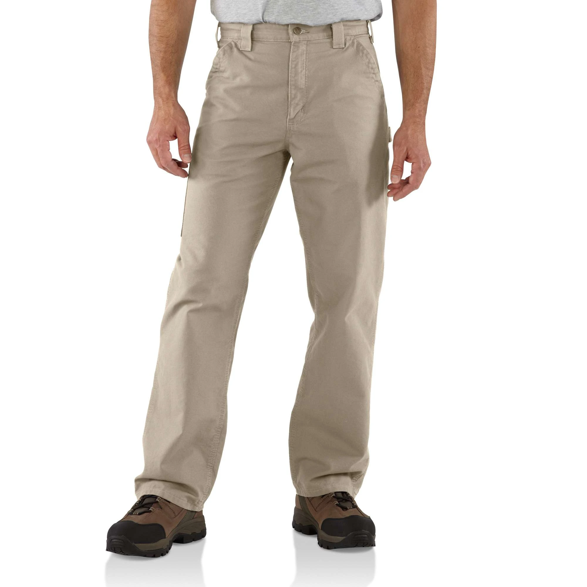 Dungaree Work Pants Canvas Loose Original Fit Tan Size 42 by 32 Inches