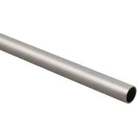 Steel Closet Rod in Satin Nickel Finish, 8 Feet Length