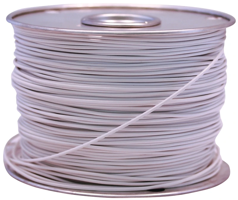 100 Ft. 14 Ga. Pvc-coated Primary Wire, White, Model 55669023