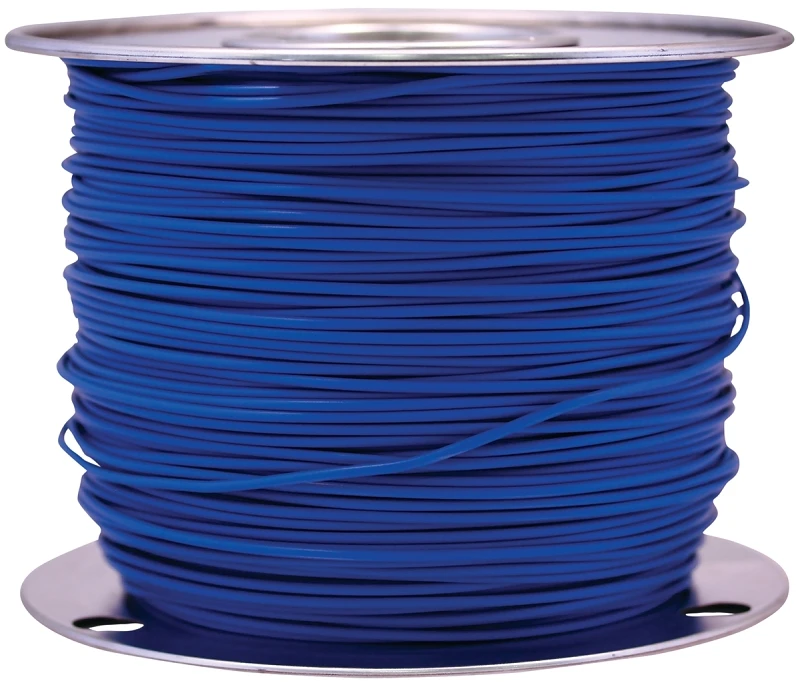 100 Ft. 14 Ga. Pvc-coated Primary Wire, Blue