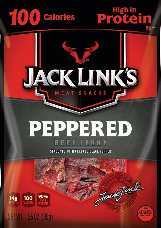 Beef Jerky, Peppered, 1.25-oz.