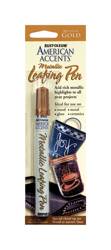 Craft Metallic Gold Leafing Paint Pen, 1/3 Oz, Model 215190