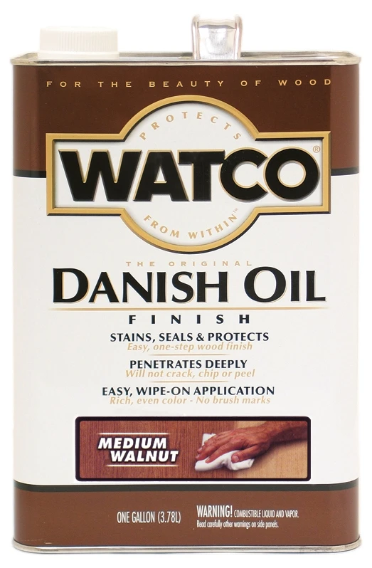 WATCO Transparent Medium Walnut Oil-Based Danish Oil 1 gal