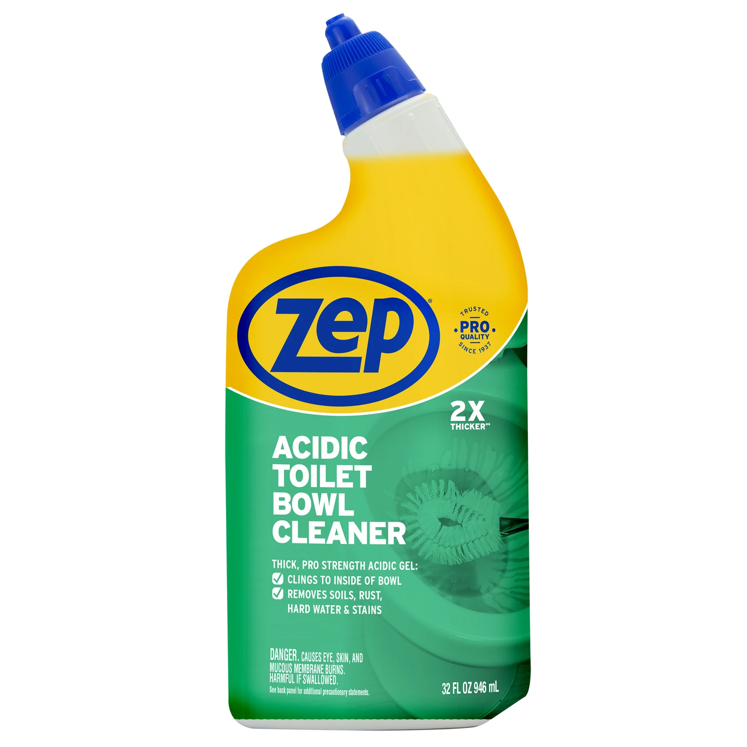 32 Oz. Acidic Gel Toilet Bowl Cleaner With Pine Scent - Model Zuatbc32