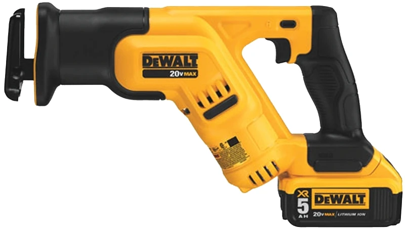 Dcs387p1 20v Max Compact Reciprocating Saw Kit With 5ah Battery And Charger