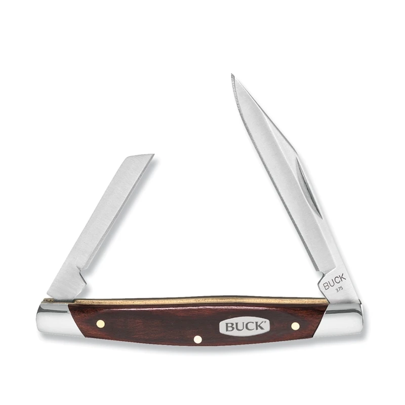 Deuce Folding Pocket Knife 2.63 In. 420j2 Stainless Steel Brown Handle