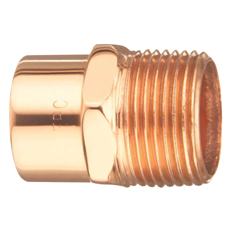 104r Series 30338 Reducing Pipe Adapter, 3/4 X 1/2 In, Copper