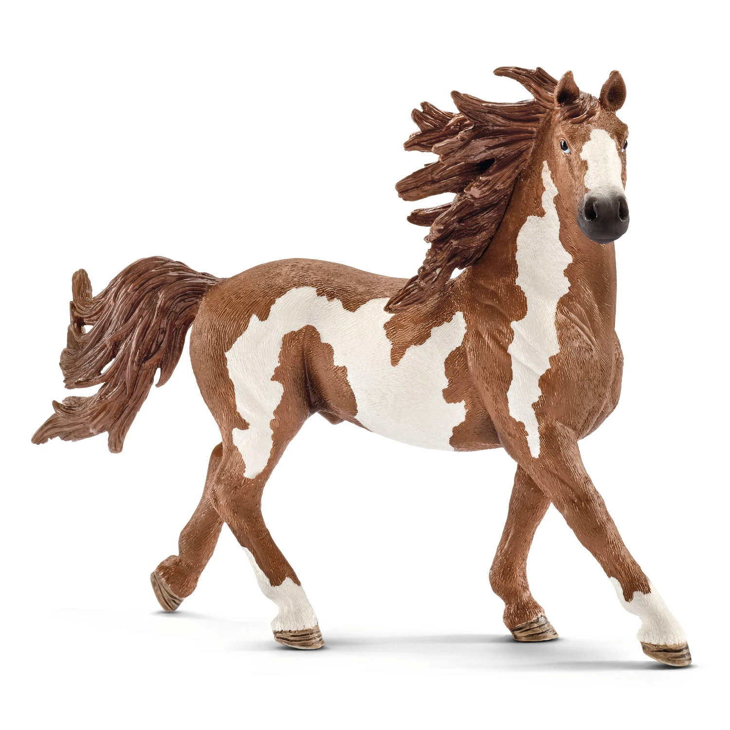 Pinto Stallion Toy Figure, Brown & White, Ages 3 & Up, Model 13794