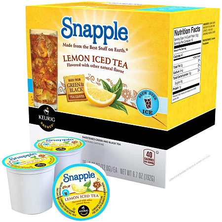 Keurig(R) Snapple(R) Lemon Iced Tea K-Cup(R)