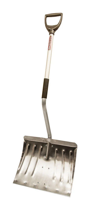 Back-saver 18 In. W X 52.75 In. L Aluminum Combo Blade Snow Shovel