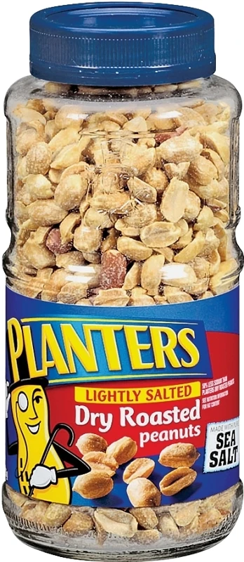 Dry Roasted Lightly Salted Peanuts, 16 oz.
