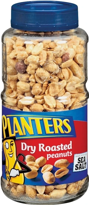 Dry Roasted Peanuts, 16 oz.