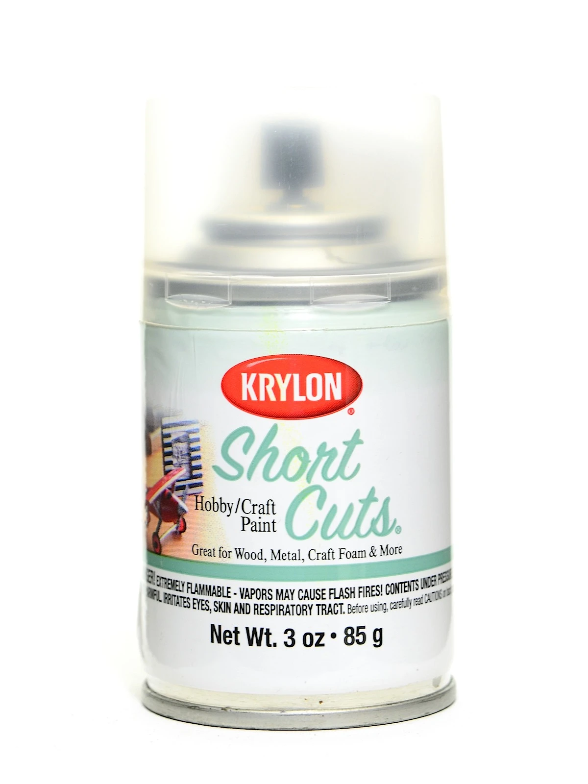 Short Cuts Gloss Clear Spray Paint 3 Ounces - Versatile Indoor Use