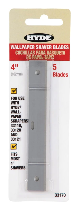 Hyde 4 in. W Carbon Steel Wallpaper Shaver