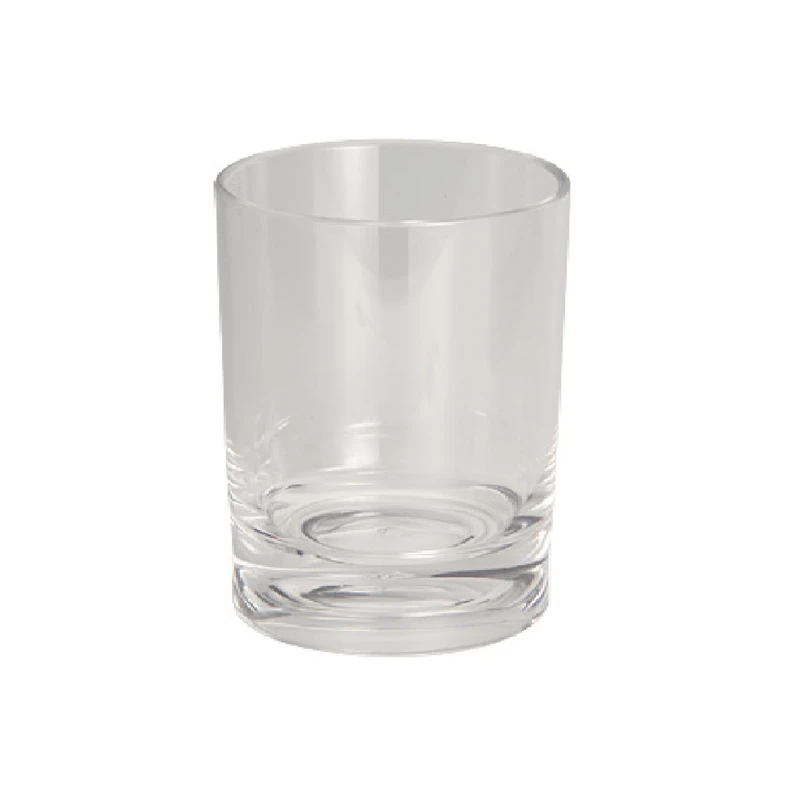 Eva Clear Acrylic Bath Tumbler 4.25 In. H X 2.75 In. Diameter