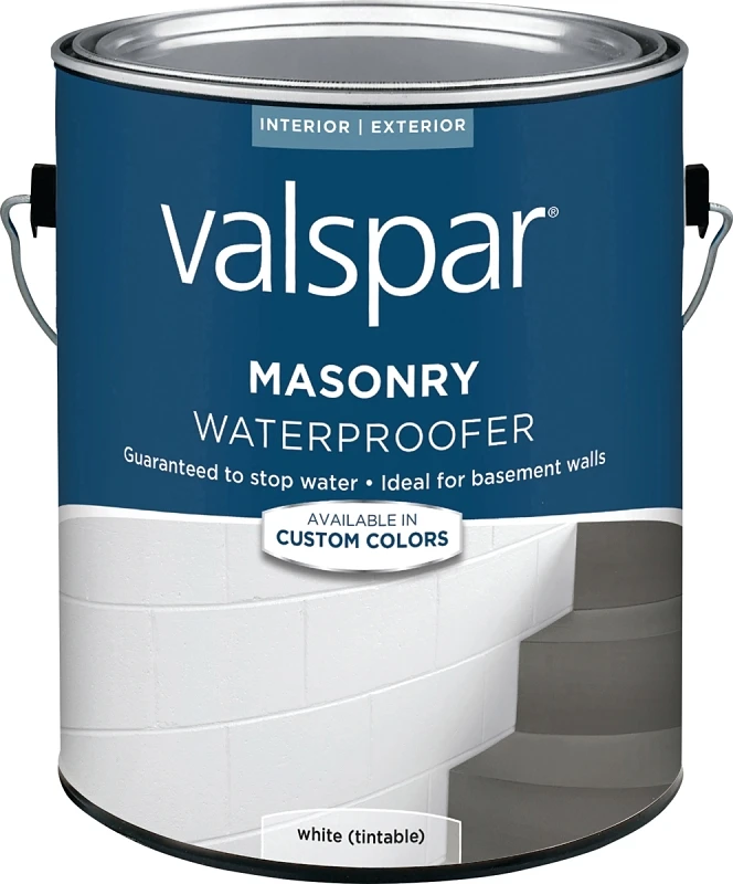 White Latex Masonry Waterproofer, 1 Gallon - Heavy-duty Waterproofing Solution