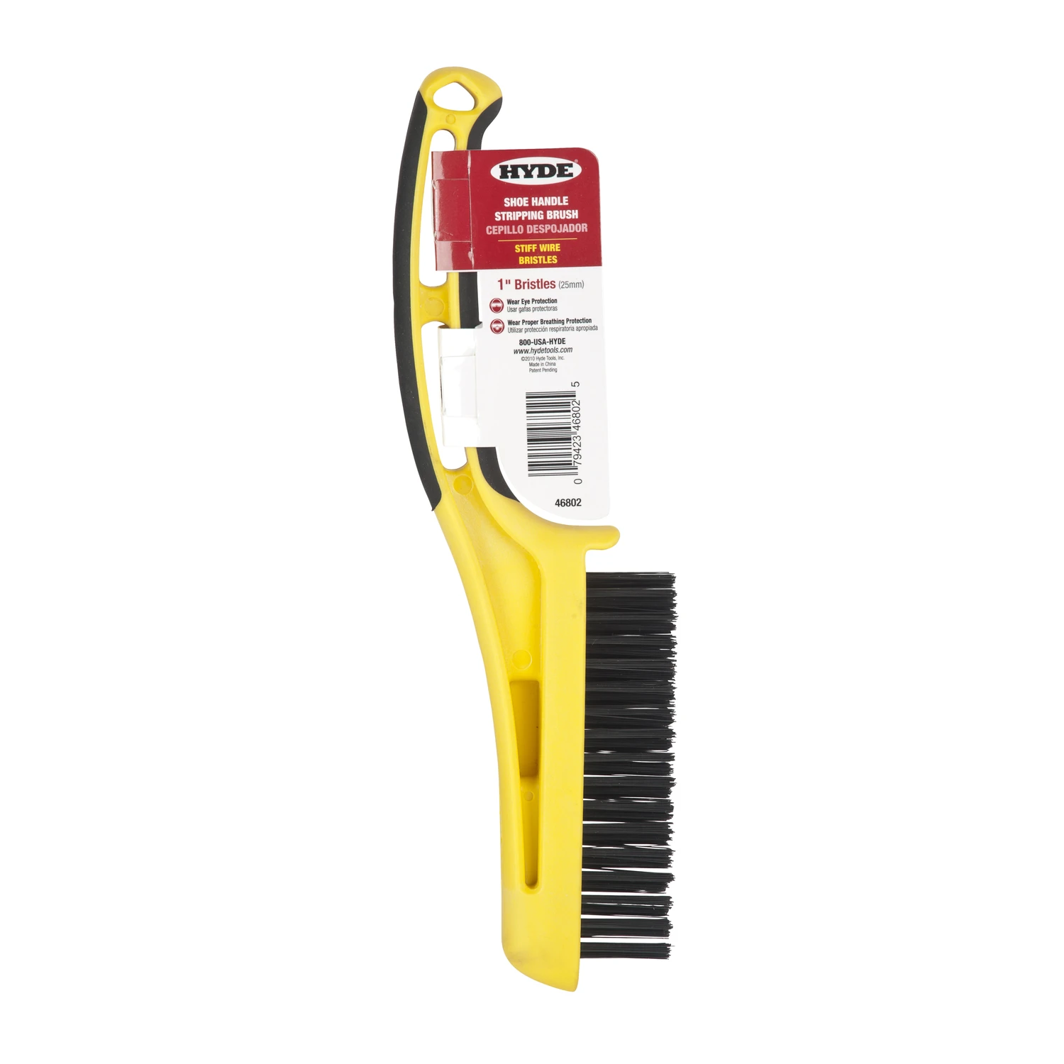 Wire Brush with Shoe Handle for Heavy Duty Cleaning and Rust Removal