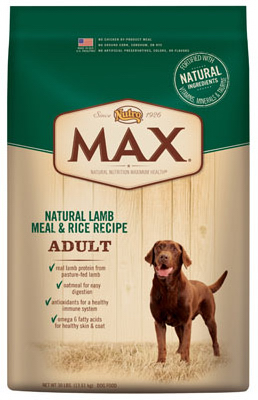 Max Adult Dry Dog Food With Pasture Fed Lamb, 25 Lbs.