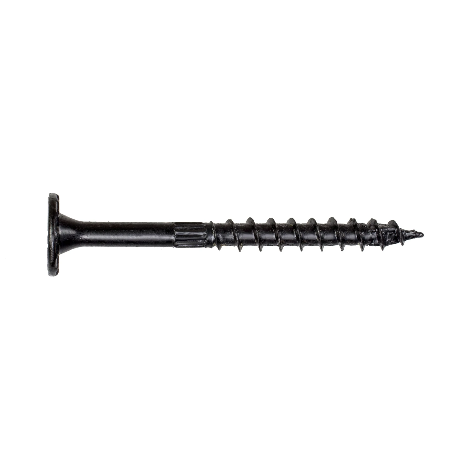 Outdoor Accents Structural Wood Screws, 0.220 x 3-1/2 In., Black, 12-Pk.